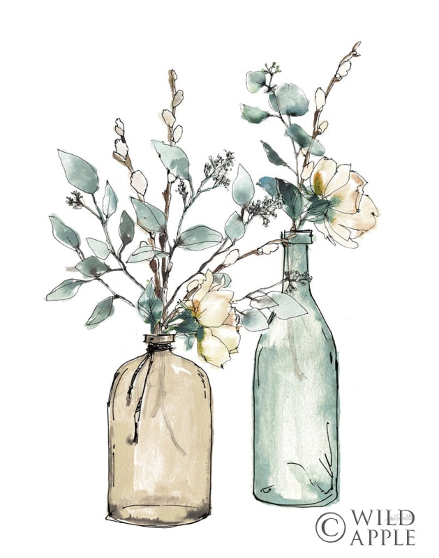 Reproduction of Modern Farmhouse II White by Anne Tavoletti - Wall Decor Art