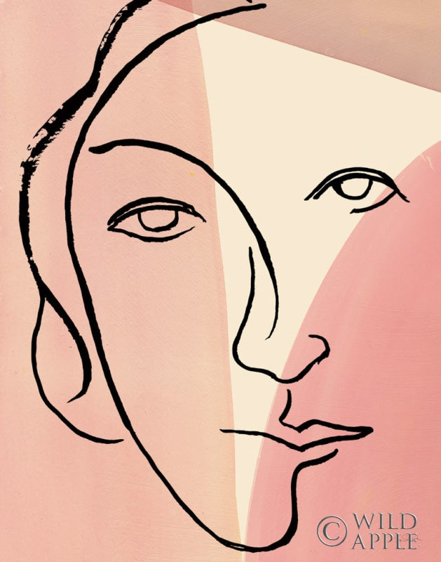 Reproduction of Ink Women V Colorblock by Sue Schlabach - Wall Decor Art