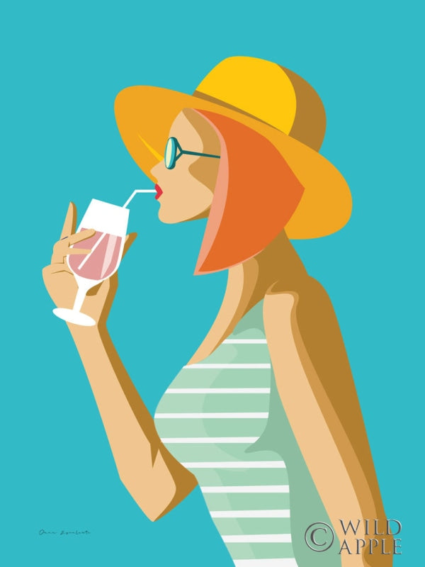 Reproduction of Summer Girl I by Omar Escalante - Wall Decor Art