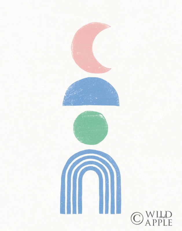 Reproduction of Minimalist Boho II Pastel by Moira Hershey - Wall Decor Art