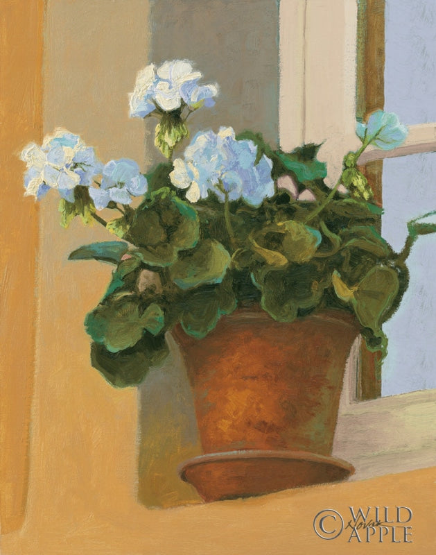 Reproduction of Creancey Geraniums I by Shirley Novak - Wall Decor Art