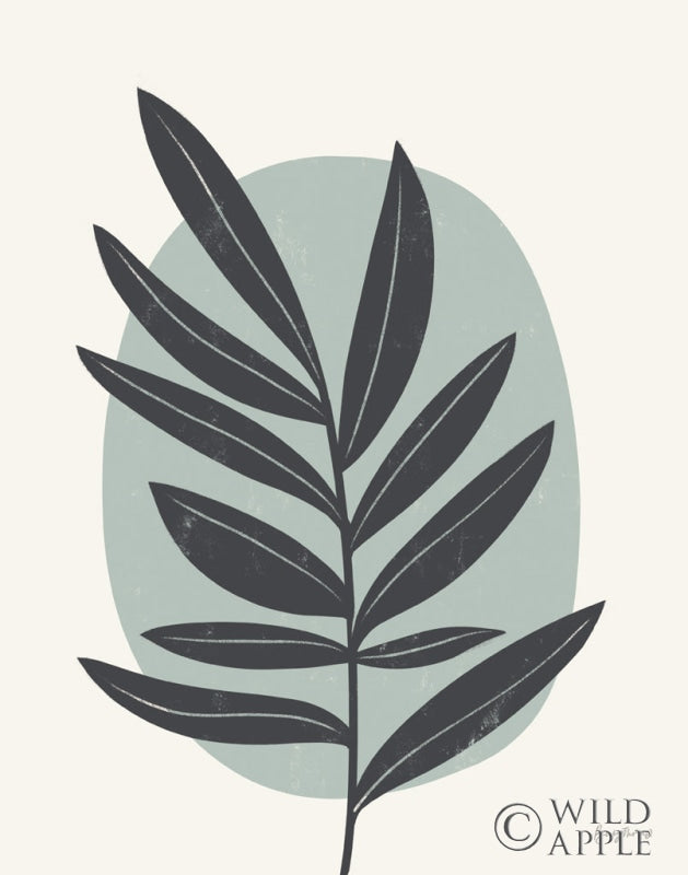 Reproduction of Mid Century Modern I Blue by Becky Thorns - Wall Decor Art