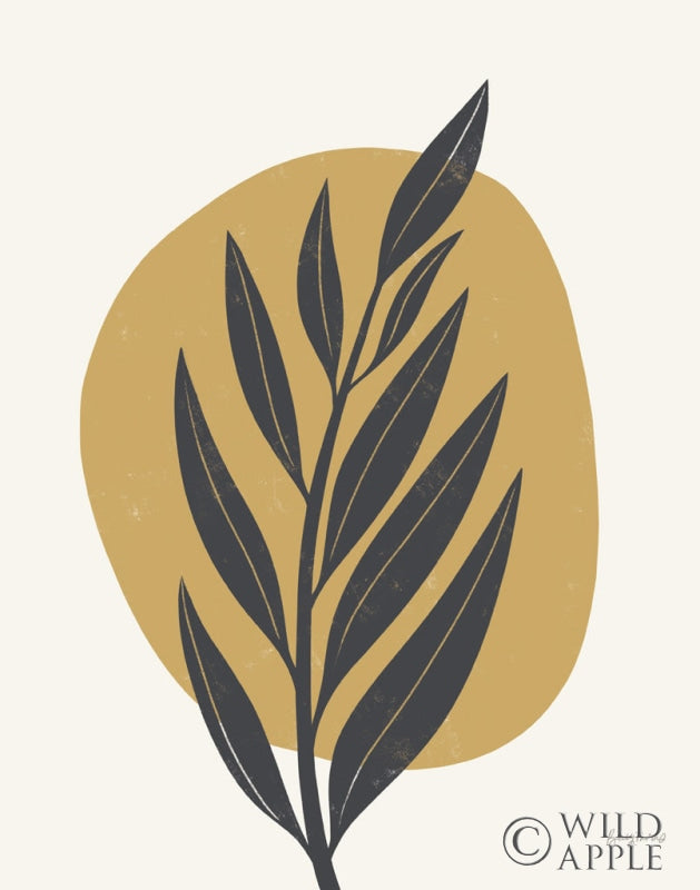 Reproduction of Mid Century Modern IV Yellow by Becky Thorns - Wall Decor Art