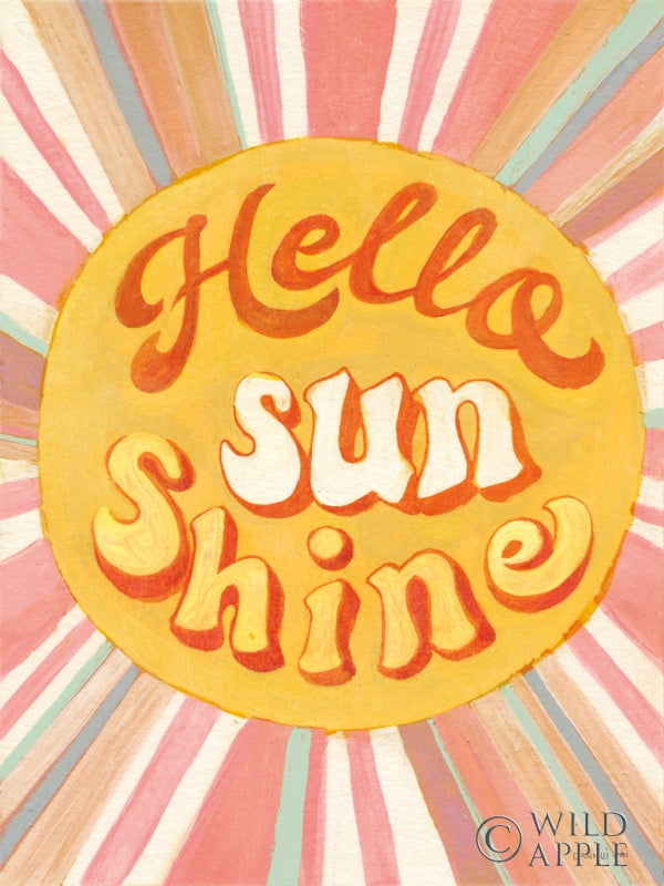 Reproduction of Hello Sunshine by Danhui Nai - Wall Decor Art