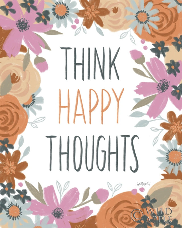 Reproduction of Happy Thoughts IV by Anne Tavoletti - Wall Decor Art