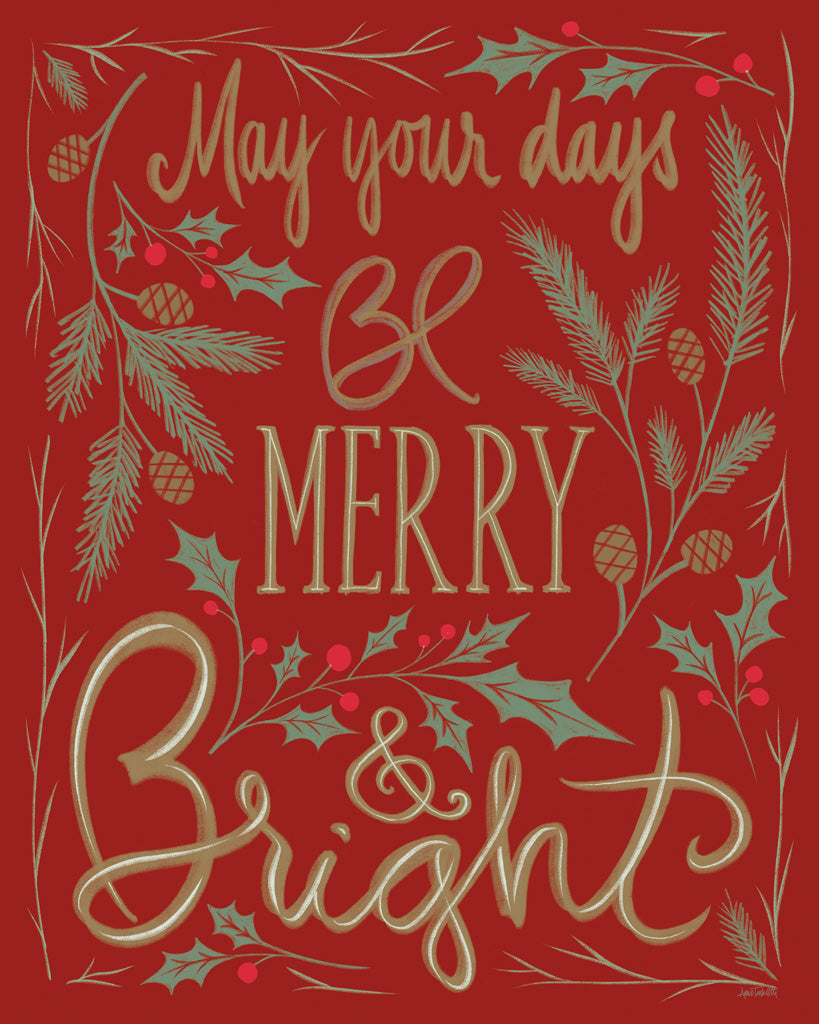 Reproduction of Wonderful Time III Red by Anne Tavoletti - Wall Decor Art