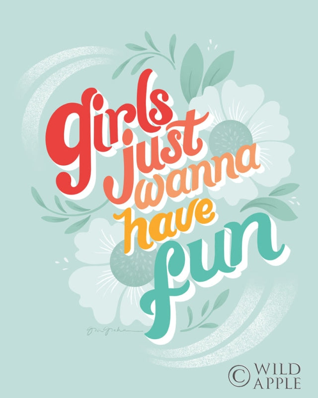 Reproduction of Girls I by Gia Graham - Wall Decor Art