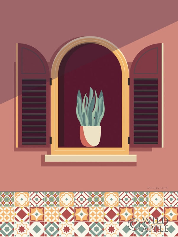 Reproduction of Warm Window Lisboa by Omar Escalante - Wall Decor Art