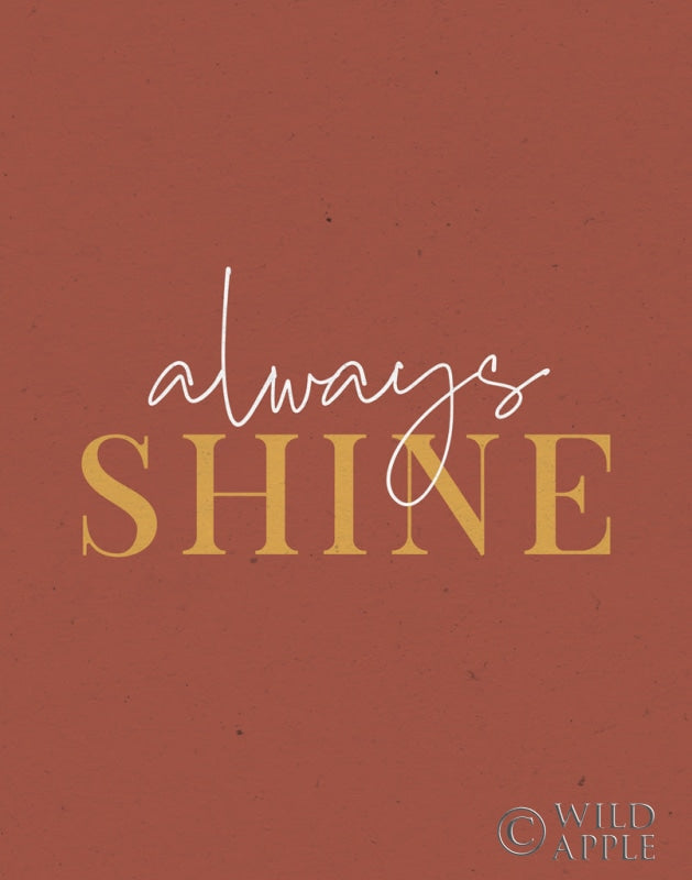 Reproduction of Daily Affirmations III Warm by Wild Apple Portfolio - Wall Decor Art