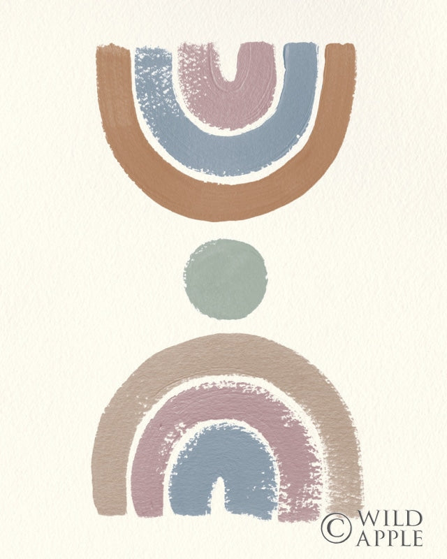 Reproduction of Desert Rainbows I Blue by Moira Hershey - Wall Decor Art