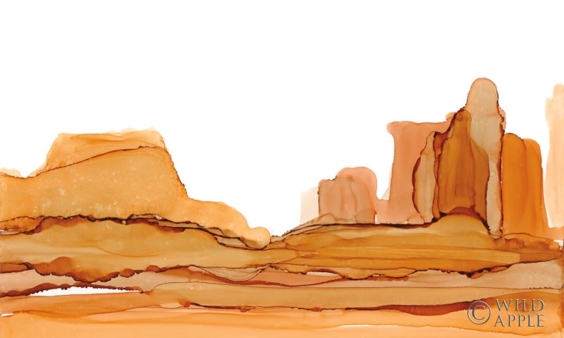 Reproduction of Brownscape II by Chris Paschke - Wall Decor Art