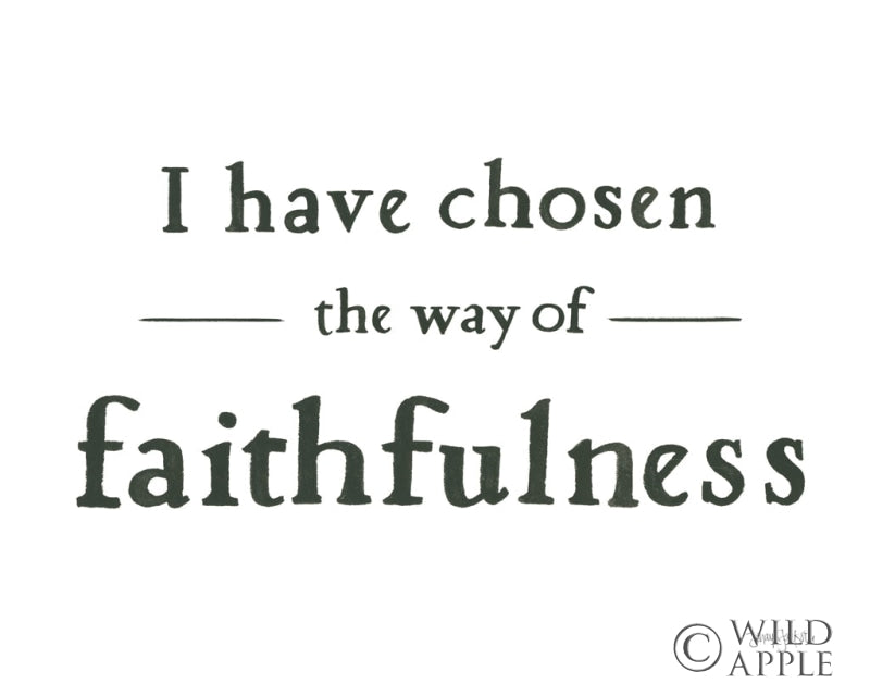 Reproduction of Scripture for Life VI No Flowers by Jenaya Jackson - Wall Decor Art