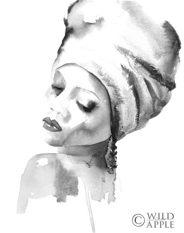 Reproduction of Woman I BW by Aimee Del Valle - Wall Decor Art