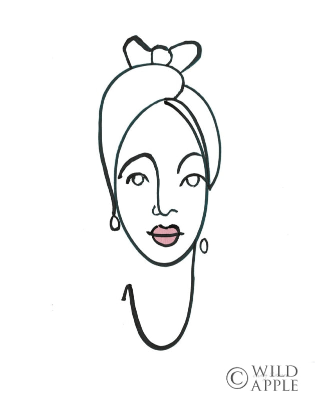 Reproduction of Beauty I Pink Lips by Avery Tillmon - Wall Decor Art