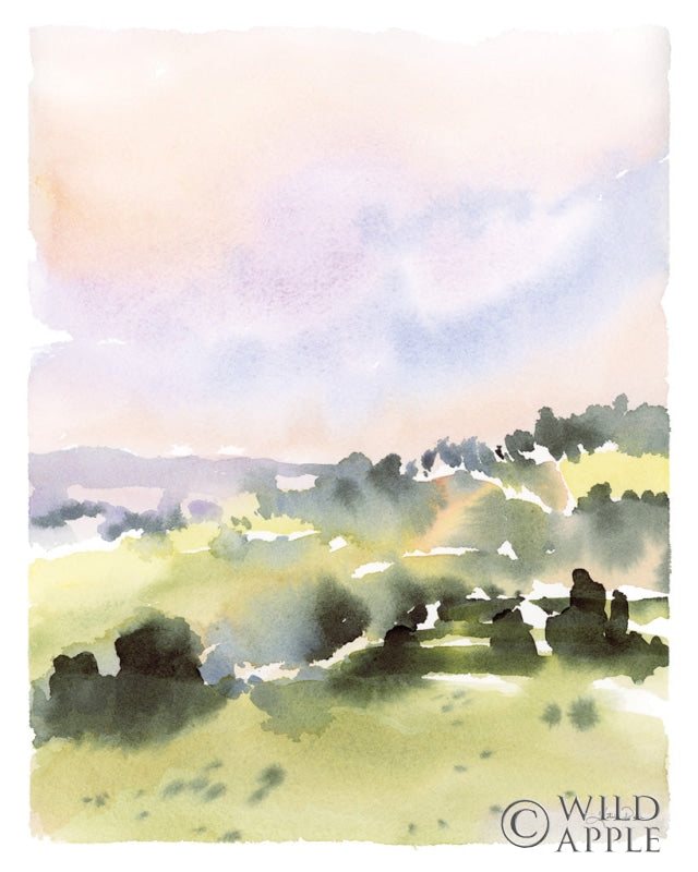 Reproduction of Spring Hills II by Katrina Pete - Wall Decor Art