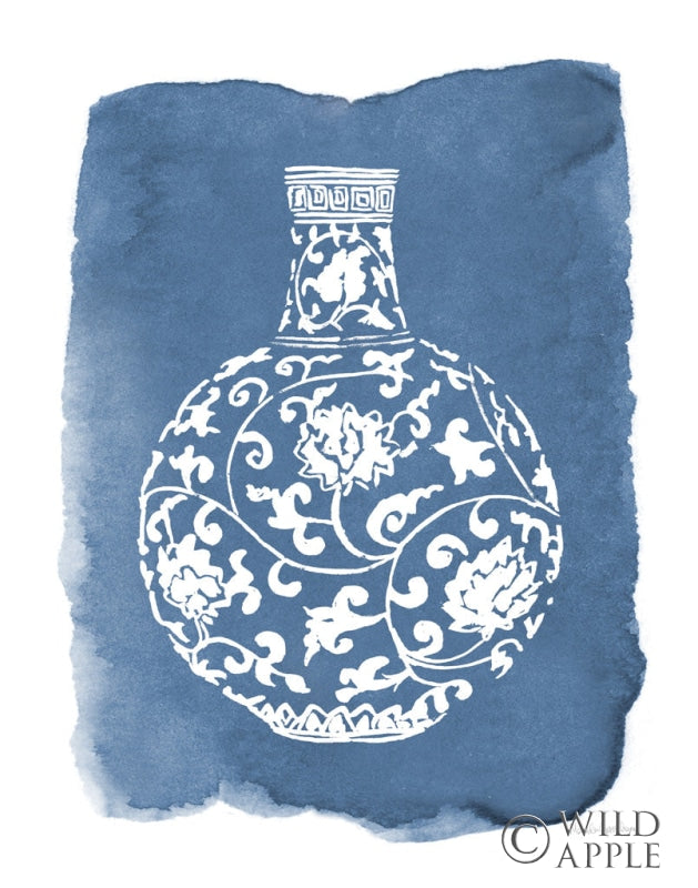 Reproduction of Chinese Vase I v2 by Mercedes Lopez Charro - Wall Decor Art