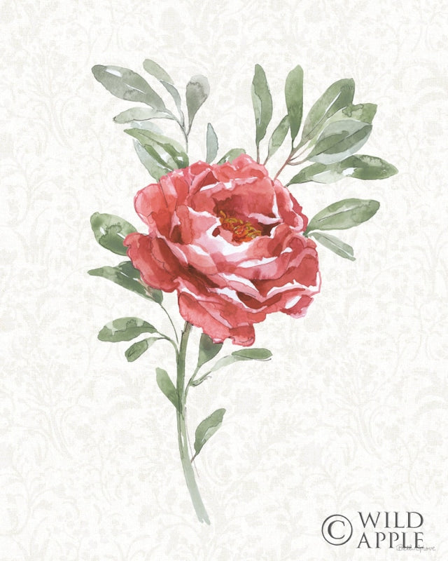 Reproduction of Floral Solitude VI by Beth Grove - Wall Decor Art