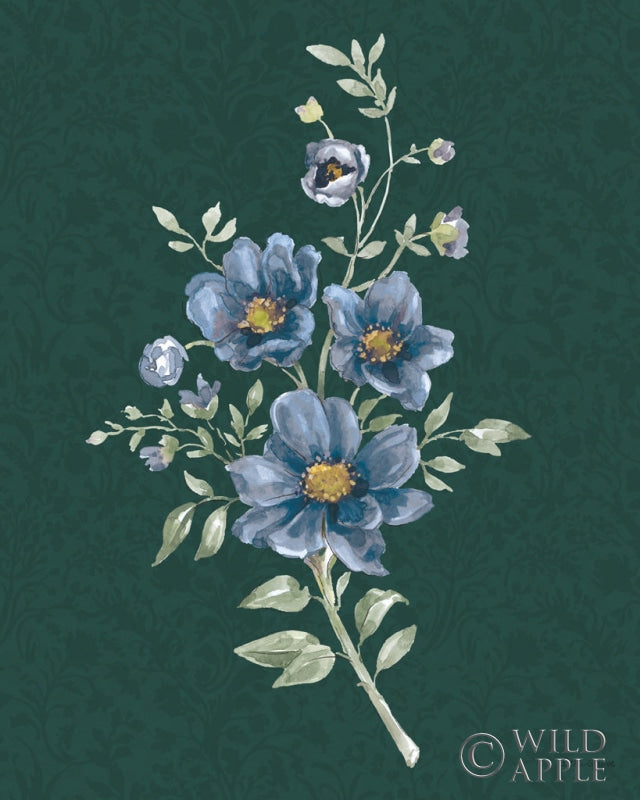 Reproduction of Floral Solitude II Dark by Beth Grove - Wall Decor Art