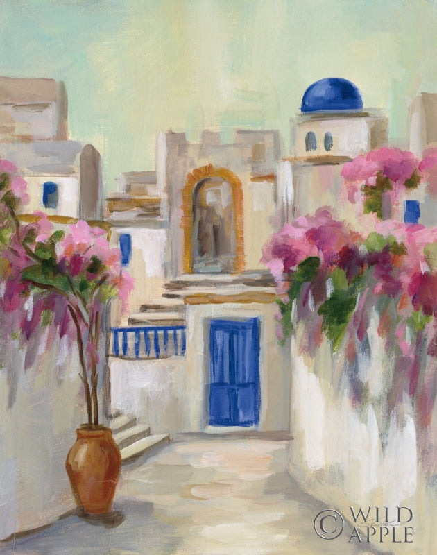 Reproduction of Santorini Street II by Silvia Vassileva - Wall Decor Art