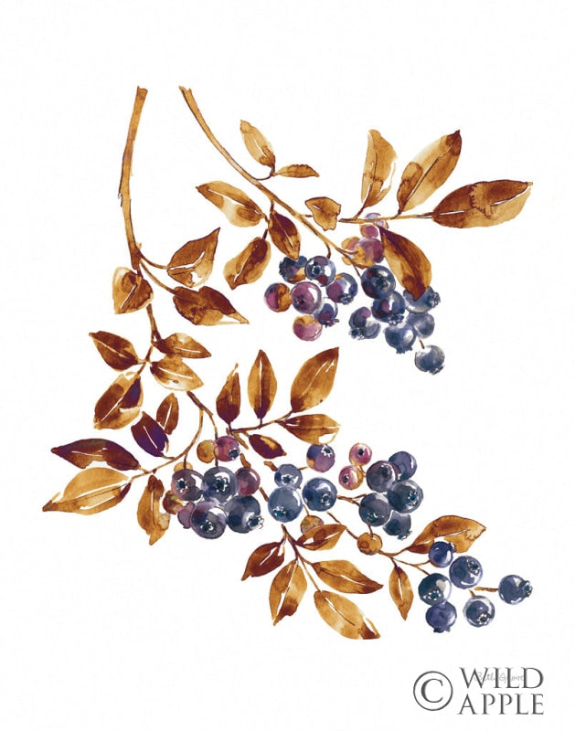 Reproduction of Floral Solitude IV Brown by Beth Grove - Wall Decor Art