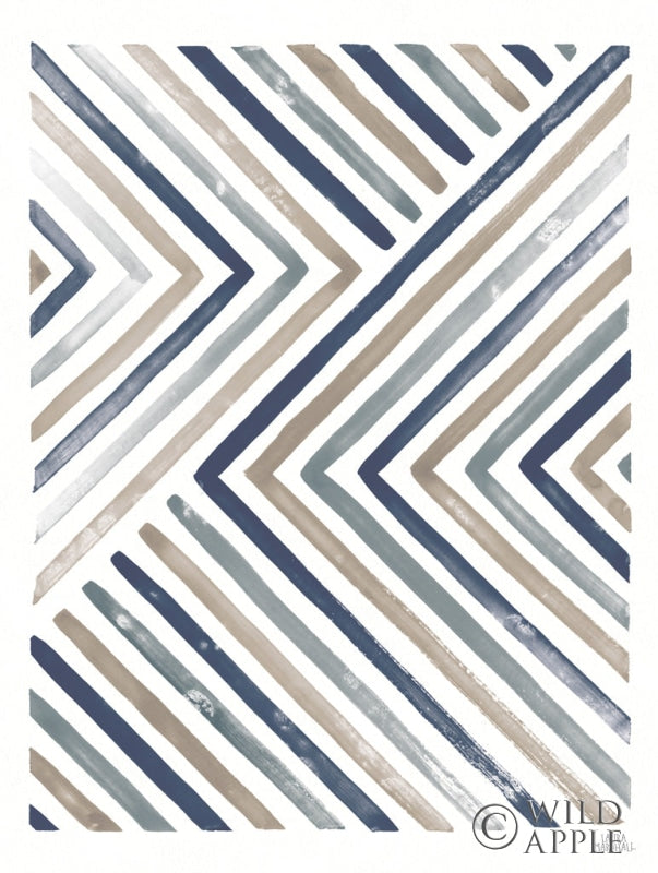 Reproduction of Desert Sunset I Blue Crop by Laura Marshall - Wall Decor Art