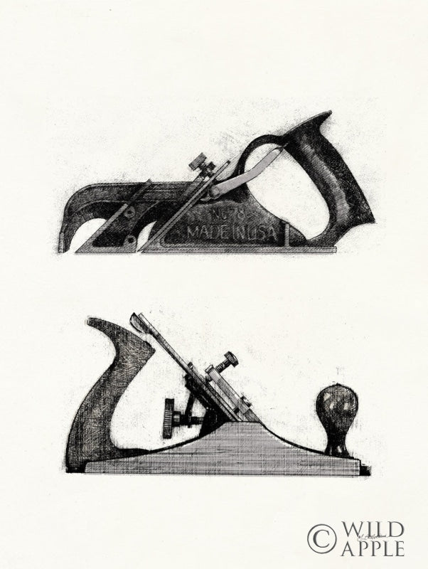 Reproduction of Planes with Color Crop by Mike Schick - Wall Decor Art