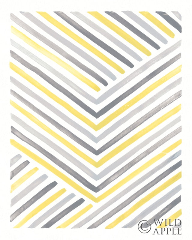 Reproduction of Desert Sunset IV Yellow Gray by Laura Marshall - Wall Decor Art