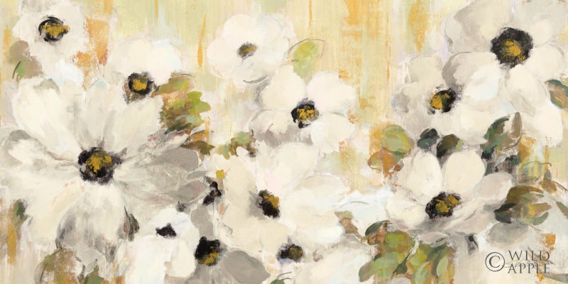 Reproduction of White and Green Bloom Crop by Silvia Vassileva - Wall Decor Art