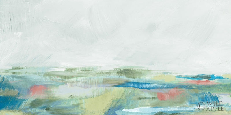 Reproduction of Blue Horizon I Crop by Sue Schlabach - Wall Decor Art