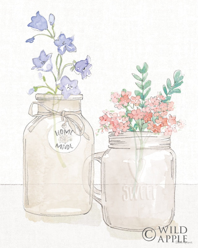 Reproduction of Peaceful Petals II by Beth Grove - Wall Decor Art