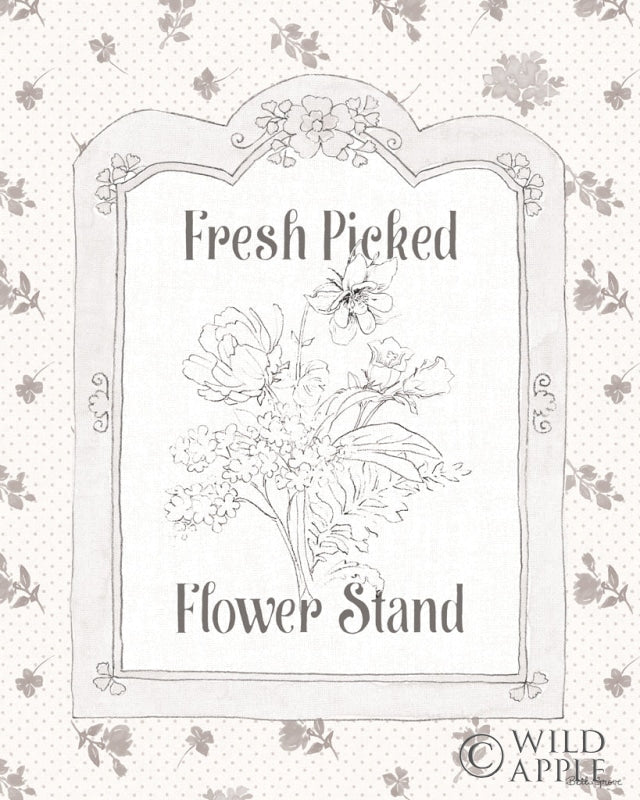 Reproduction of Peaceful Petals IV Neutral by Beth Grove - Wall Decor Art