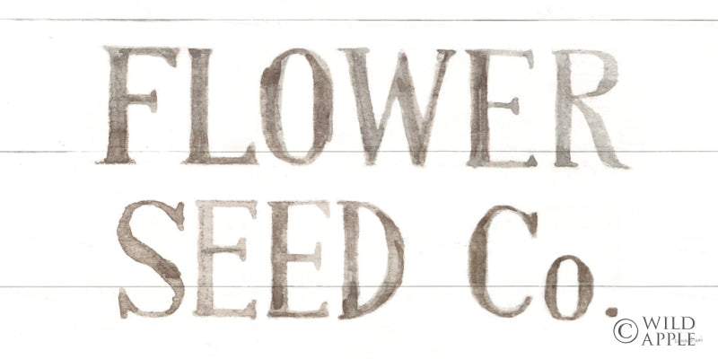 Reproduction of Homegrown Summer Sign III by Danhui Nai - Wall Decor Art