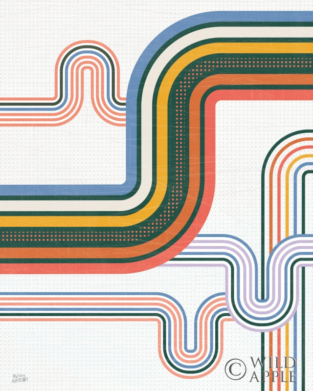 Reproduction of Retro Subway I Bright by Melissa Averinos - Wall Decor Art