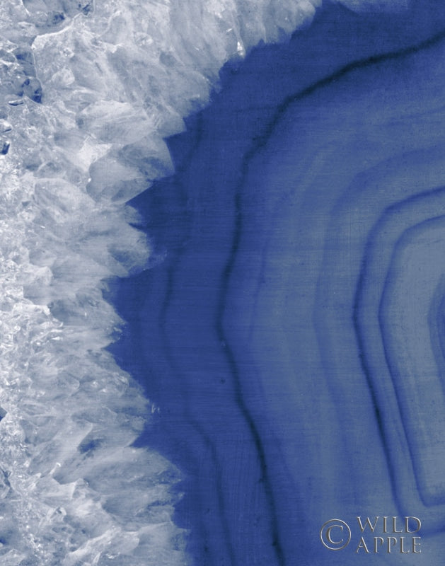 Reproduction of Agate Geode I Navy by Wild Apple Portfolio - Wall Decor Art