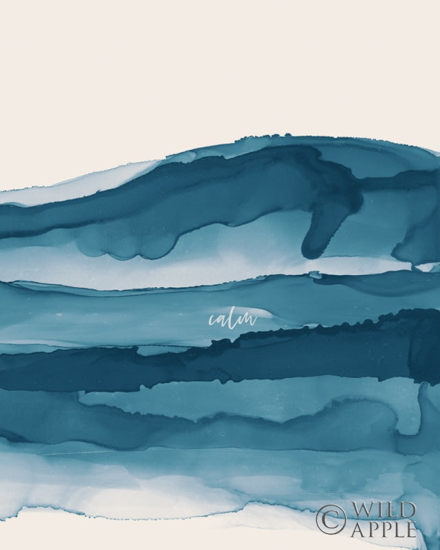 Reproduction of Coastal Ink I Eventide Crop II Calm by Chris Paschke - Wall Decor Art