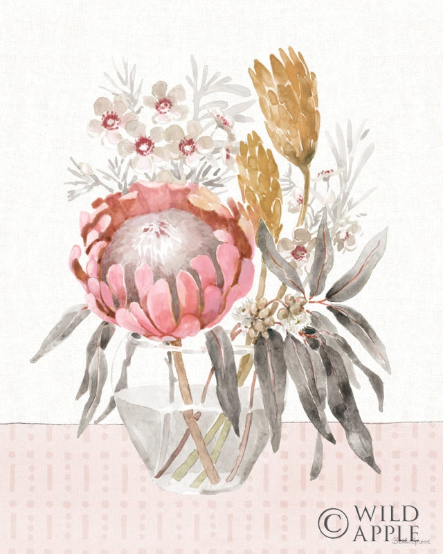 Reproduction of Petal Passion V Soft Boho by Beth Grove - Wall Decor Art