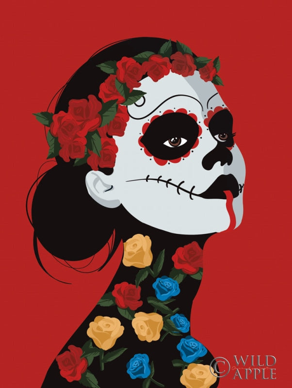 Reproduction of Dia de Los Muertos I by Omar Escalante - Wall Decor Art