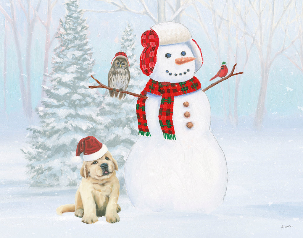 Reproduction of Dressed for Christmas II by James Wiens - Wall Decor Art