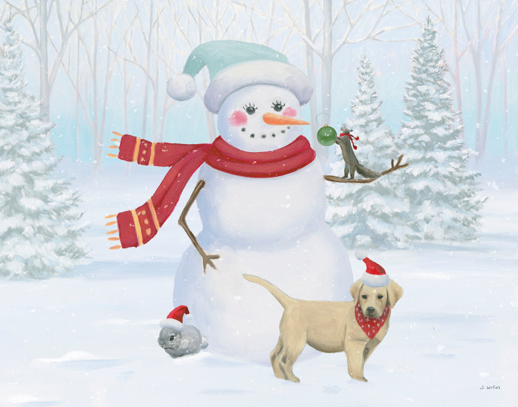 Reproduction of Dressed for Christmas III by James Wiens - Wall Decor Art