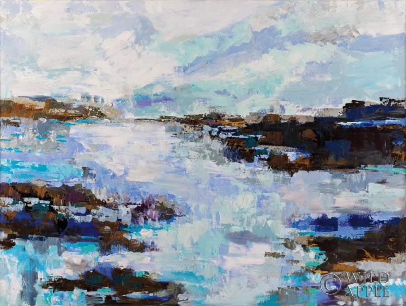 Reproduction of Abstract Marsh by Jeanette Vertentes - Wall Decor Art