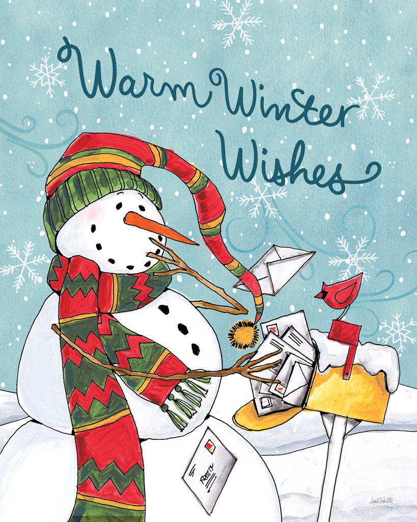 Reproduction of Snowplace Like Home IV Winter Wishes by Anne Tavoletti - Wall Decor Art