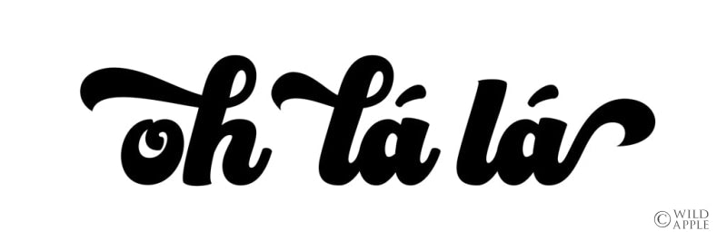 Reproduction of Oh La La by Wild Apple Portfolio - Wall Decor Art