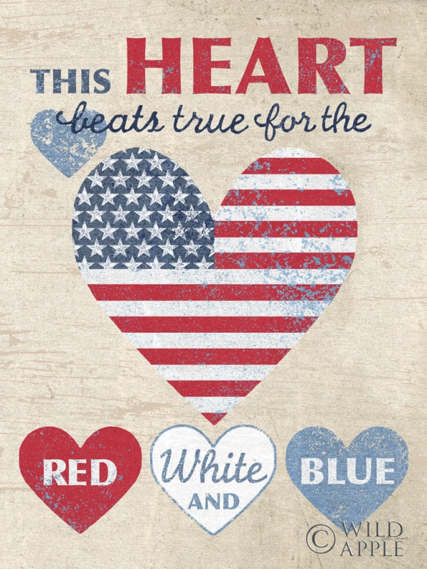 Reproduction of This Heart Dark No Border by Beth Grove - Wall Decor Art