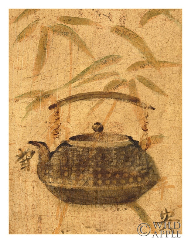 Reproduction of Asian Teapot III by Cheri Blum - Wall Decor Art
