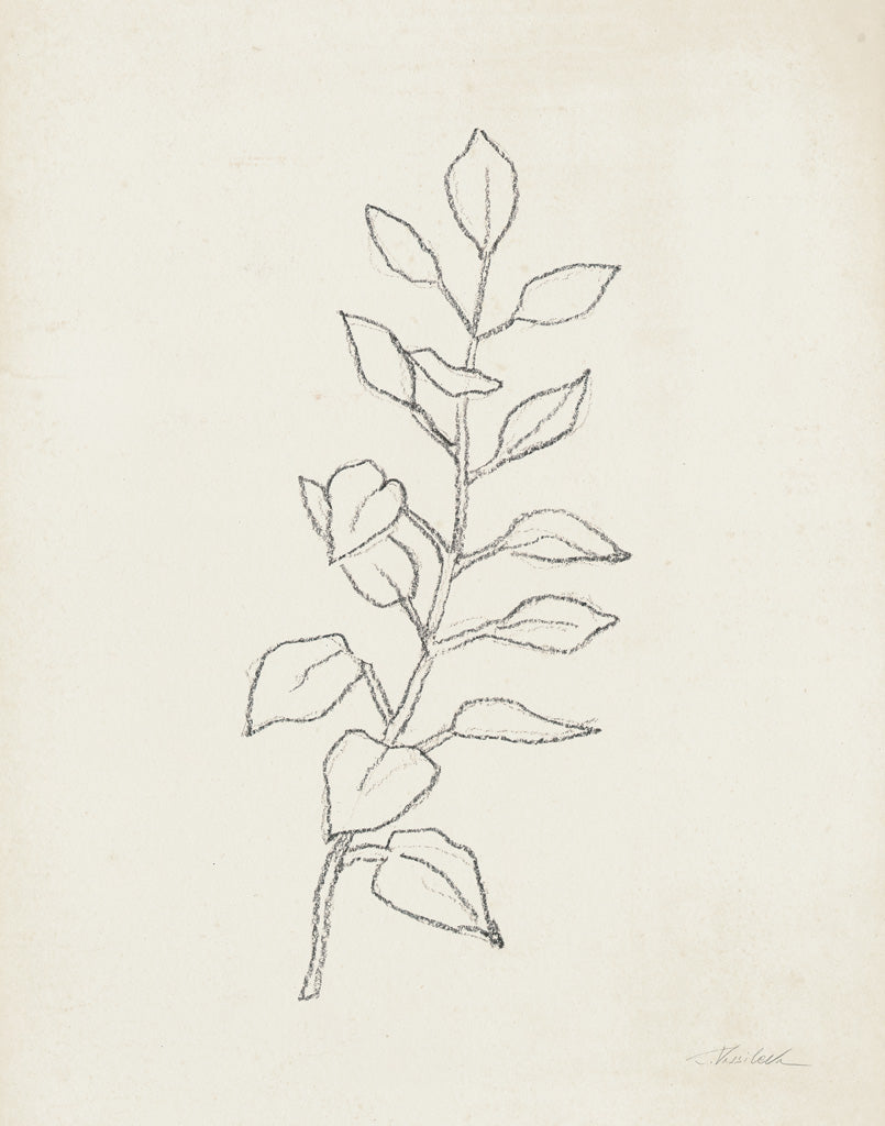 Reproduction of August Branch I by Silvia Vassileva - Wall Decor Art