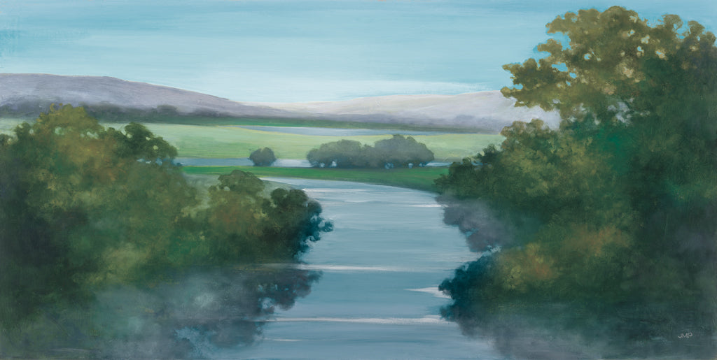 Reproduction of Mercy of the Moon Blue by Julia Purinton - Wall Decor Art