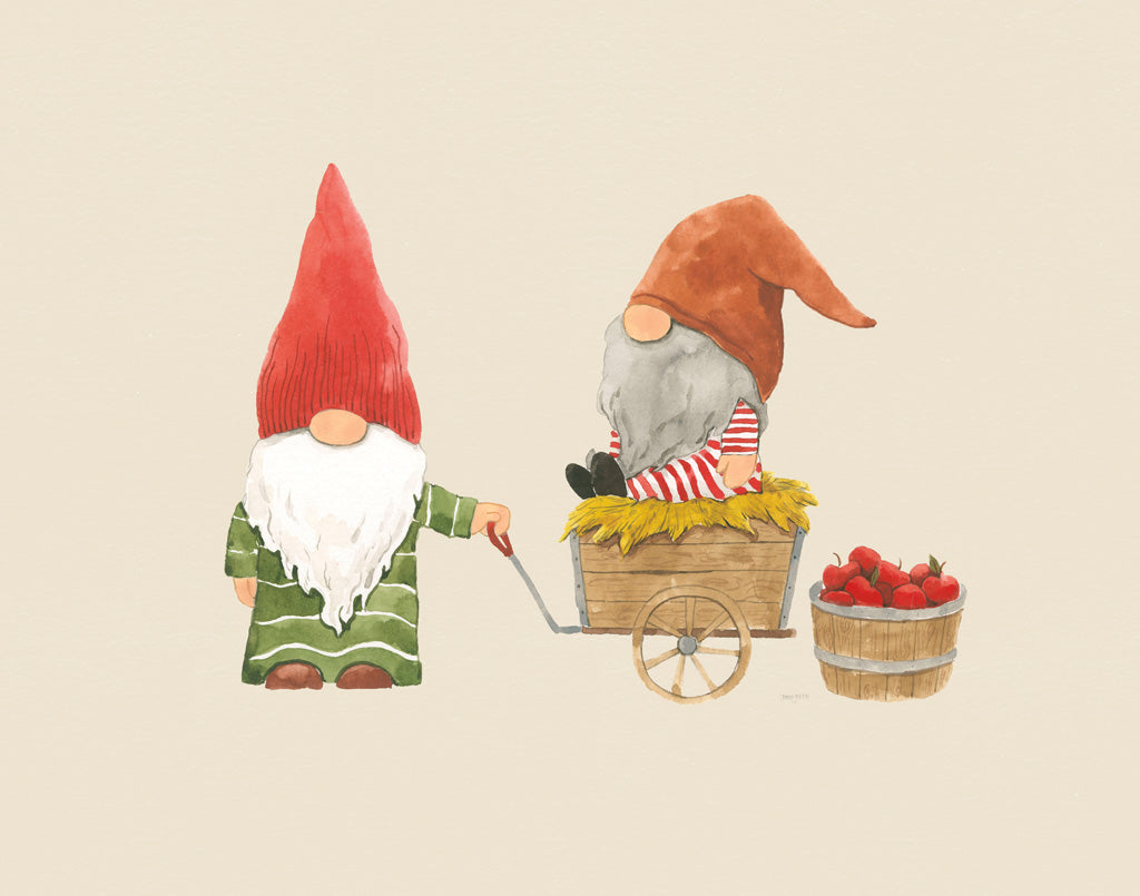 Reproduction of Harvest Gnomes III Neutral by Jenaya Jackson - Wall Decor Art