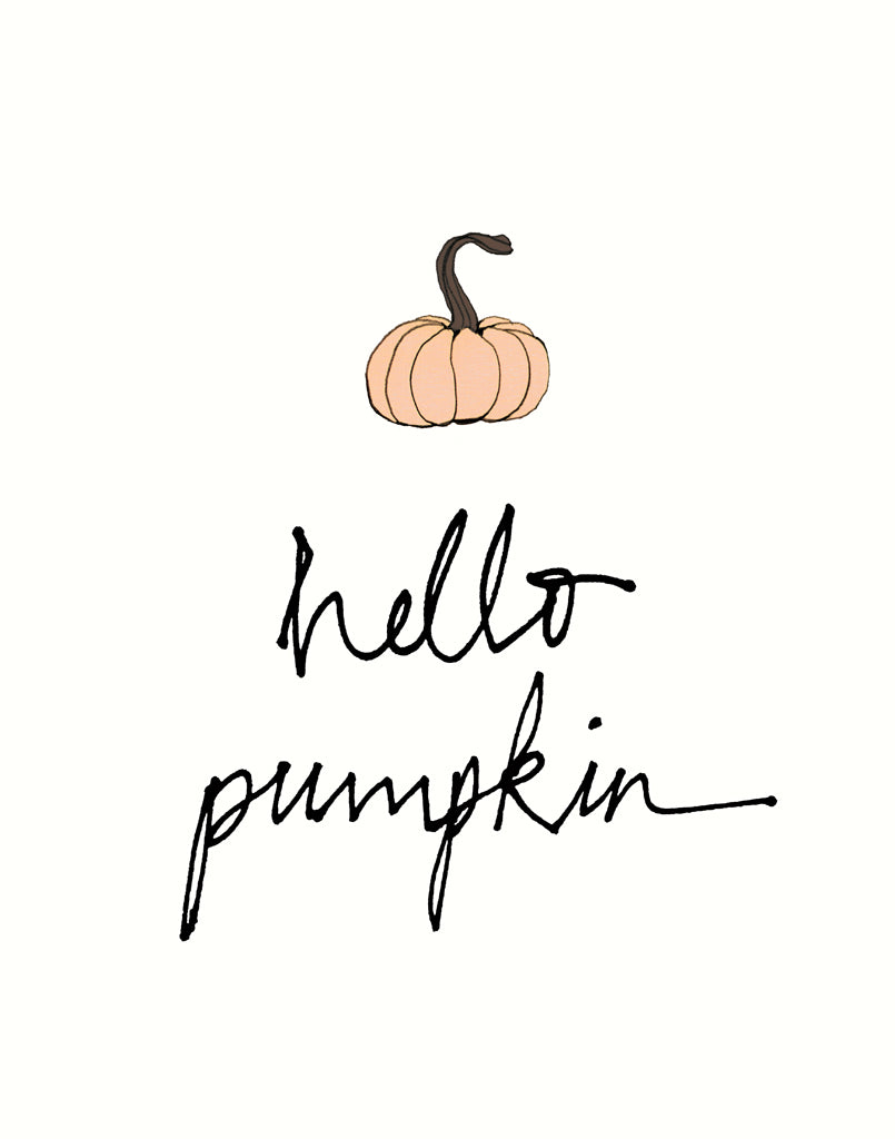 Reproduction of Hello Pumpkin by Wild Apple Portfolio - Wall Decor Art