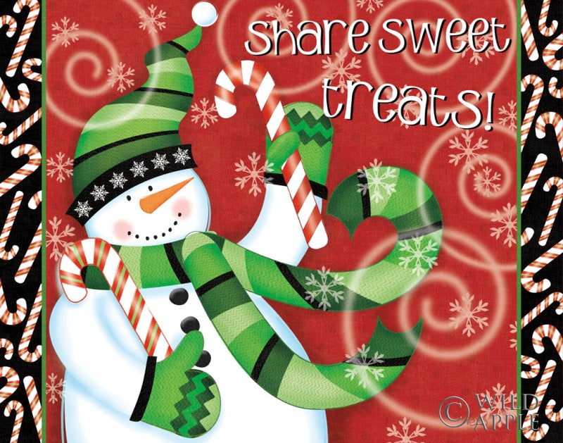 Reproduction of Sweet Holidays I by Veronique Charron - Wall Decor Art