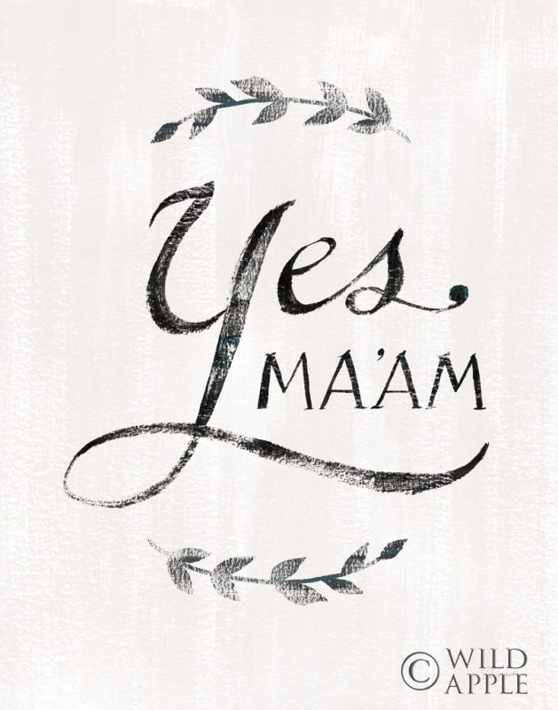 Reproduction of Yes Maam v2 by Sue Schlabach - Wall Decor Art
